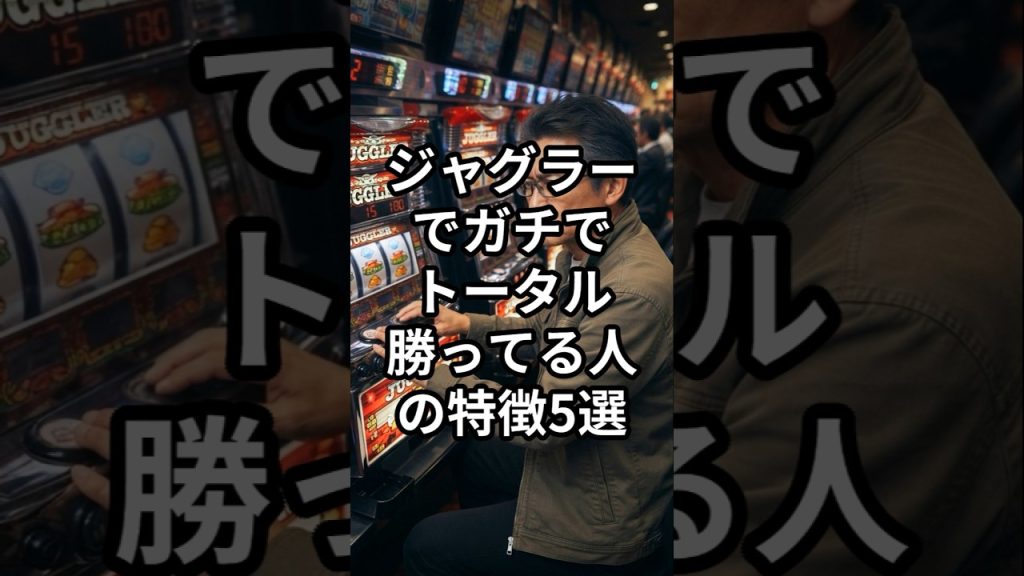 ジャグラーでガチでトータル勝ってる人の特徴5選
