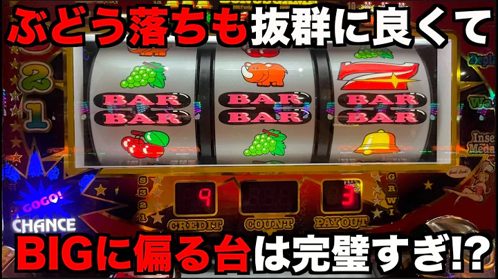 ぶどう落ちも良くてBIGをよく引くジャグラーは無敵！？