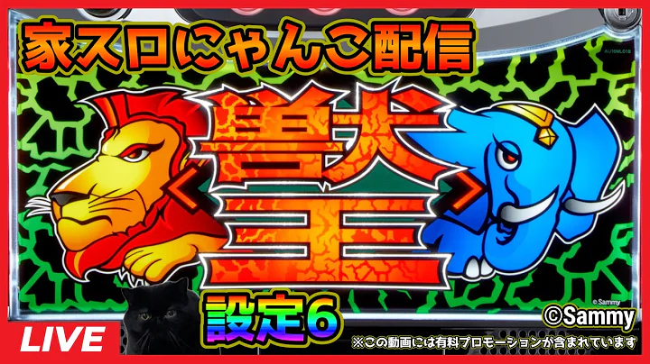 【家スロにゃんこ配信】スマスロ 獣王【設定6】